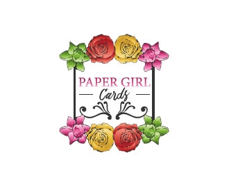 Paper Girl Crafts logo design by samuraiXcreations
