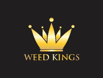 Weed Kings  logo design by rokenrol