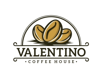 Valentino Coffee House logo design by Eko_Kurniawan