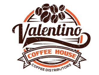 Valentino Coffee House logo design by shere