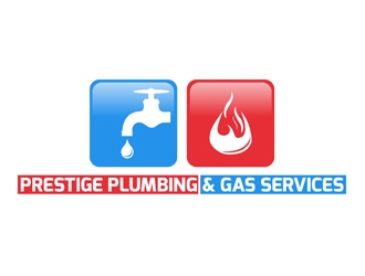 PRESTIGE PLUMBING & GAS SERVICES logo design by Hadaly