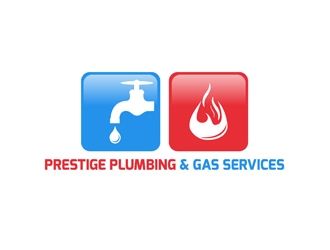 PRESTIGE PLUMBING & GAS SERVICES logo design by Hadaly