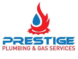 PRESTIGE PLUMBING & GAS SERVICES logo design by emyjeckson