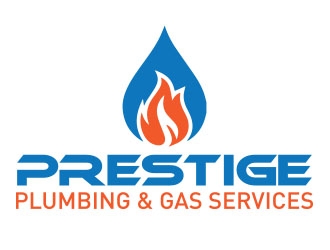PRESTIGE PLUMBING & GAS SERVICES logo design by emyjeckson