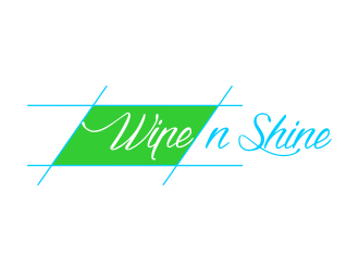 Wipe n Shine logo design by ROSHTEIN