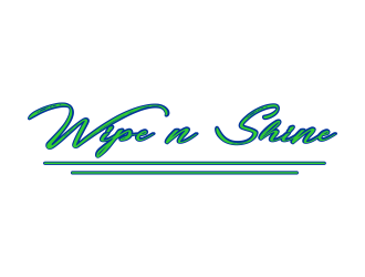 Wipe n Shine logo design by ROSHTEIN