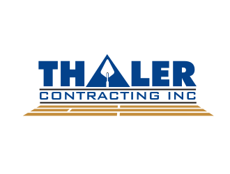Thaler Contracting inc.  logo design by Foxcody