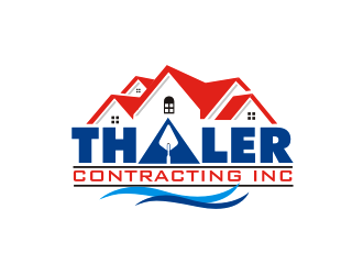 Thaler Contracting inc.  logo design by Foxcody
