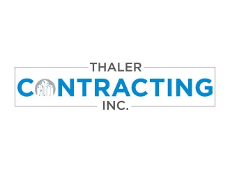 Thaler Contracting inc.  logo design by AB212