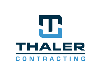 Thaler Contracting inc.  logo design by akilis13