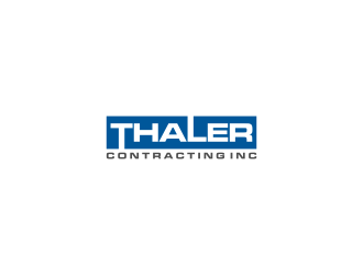 Thaler Contracting inc.  logo design by L E V A R