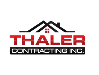 Thaler Contracting inc.  logo design by ORPiXELSTUDIOS