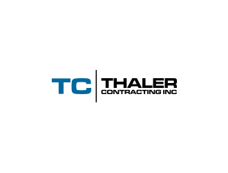 Thaler Contracting inc.  logo design by rief