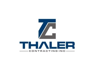 Thaler Contracting inc.  logo design by agil