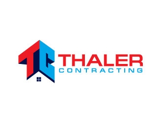 Thaler Contracting inc.  logo design by sanu