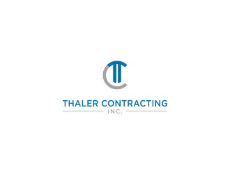 Thaler Contracting inc.  logo design by Dewi