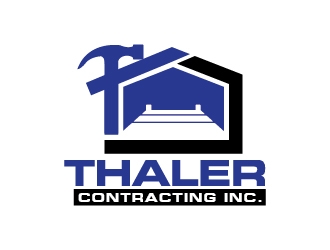 Thaler Contracting inc.  logo design by moomoo