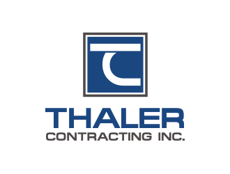 Thaler Contracting inc.  logo design by iltizam