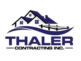 Thaler Contracting inc.  logo design by moomoo