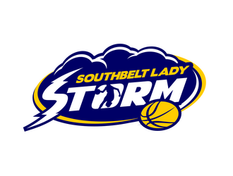 Southbelt Lady Storm logo design by haze