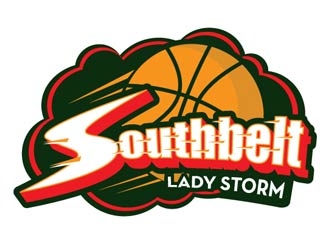 Southbelt Lady Storm logo design by shere