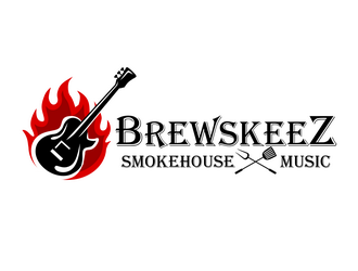 Brewskeez Smokehouse & Music logo design by haze