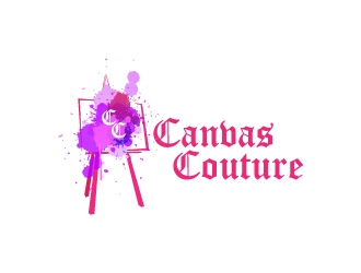 Canvas Couture logo design by litera