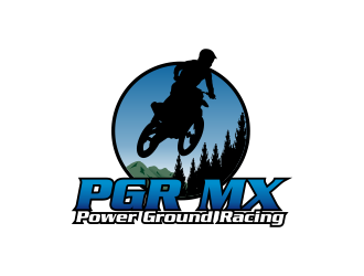PGR MX (Power Ground Racing) logo design by Kruger