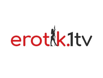 erotik1.tv logo design by Benok