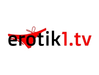 erotik1.tv logo design by COREFOCUS