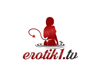 erotik1.tv logo design by JJlcool