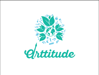 Art'titude logo design by sidiq384