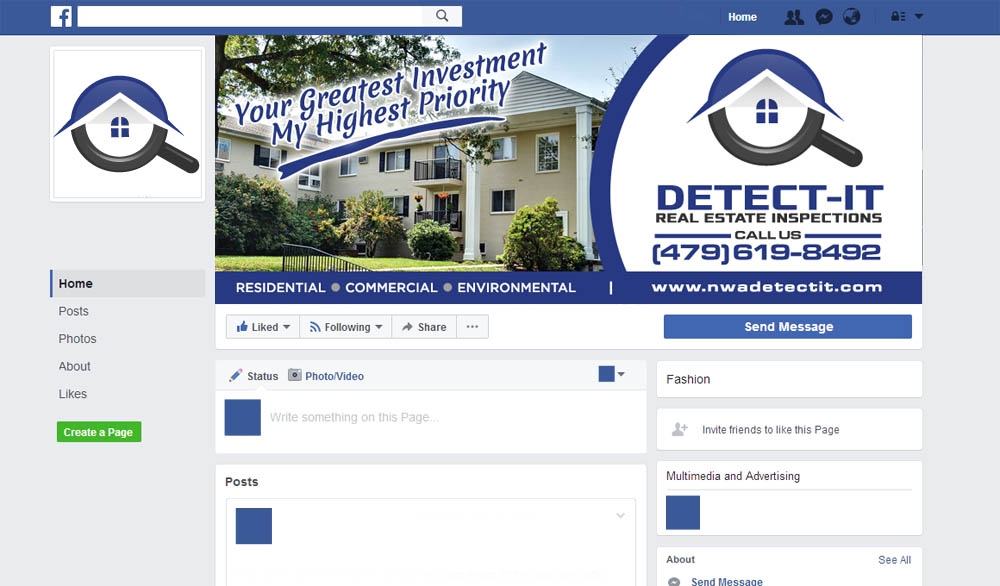 Detect- It Real Estate Inspections logo design by scriotx