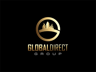 Global Direct Group logo design by hole