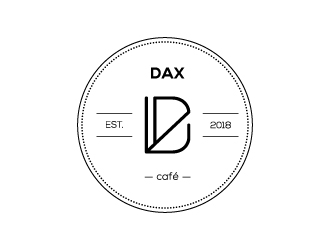 DAX Cafe logo design by zakdesign700