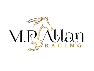 M.P Allan Racing logo design by shere