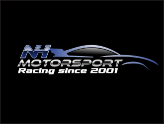 NH Motorsport logo design by bosbejo