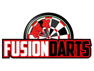 Fusion Darts logo design by daywalker