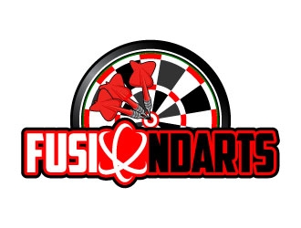Fusion Darts logo design by daywalker