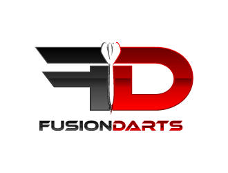 Fusion Darts logo design by torresace