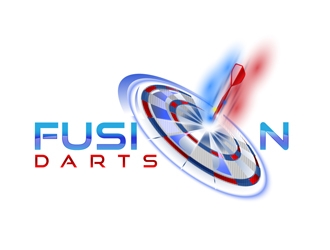 Fusion Darts logo design by DreamLogoDesign