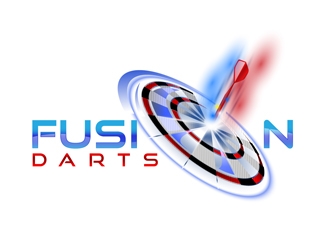 Fusion Darts logo design by DreamLogoDesign