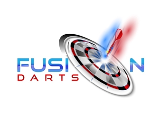 Fusion Darts logo design by DreamLogoDesign