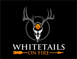 Whitetails On Fire logo design by xteel