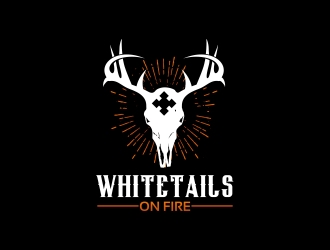 Whitetails On Fire logo design by naldart