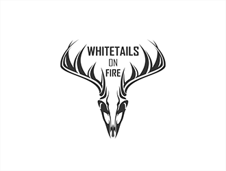 Whitetails On Fire logo design by hole