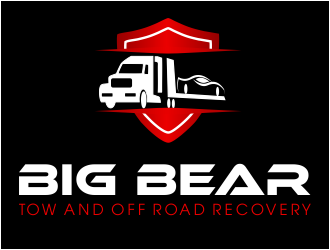Big bear tow and off road recovery logo design by JessicaLopes