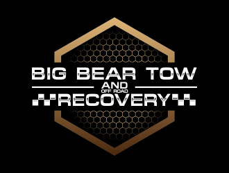 Big bear tow and off road recovery logo design by kopipanas