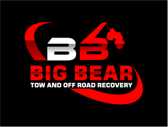 Big bear tow and off road recovery logo design by meliodas