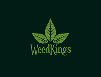 Weed Kings  logo design by hole